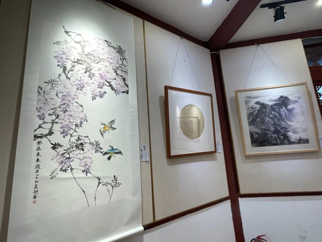烟雨寻香—东坡书画研究院书画展在成都散花楼开展(图24)