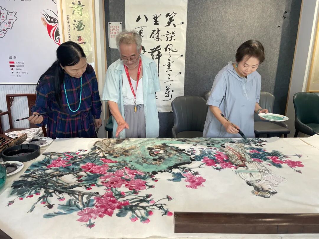 烟雨寻香—东坡书画研究院书画展在成都散花楼开展(图28)