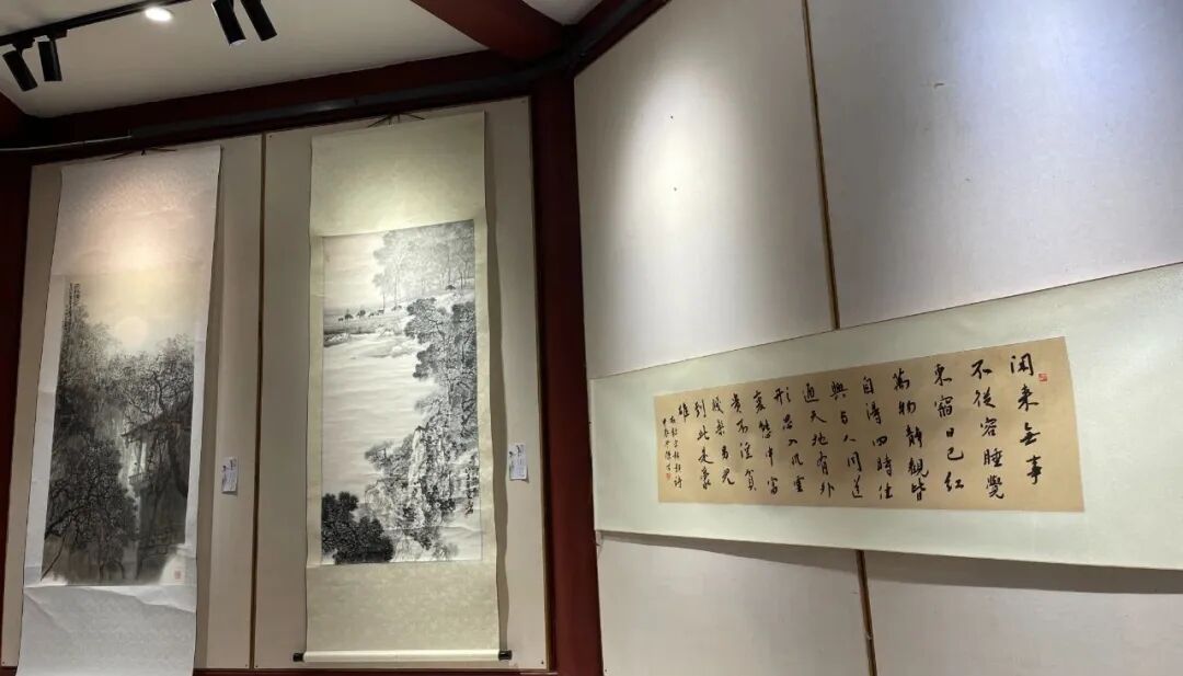 烟雨寻香—东坡书画研究院书画展在成都散花楼开展(图16)