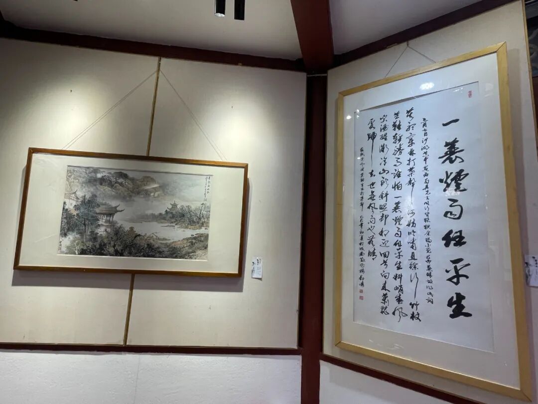 烟雨寻香—东坡书画研究院书画展在成都散花楼开展(图23)