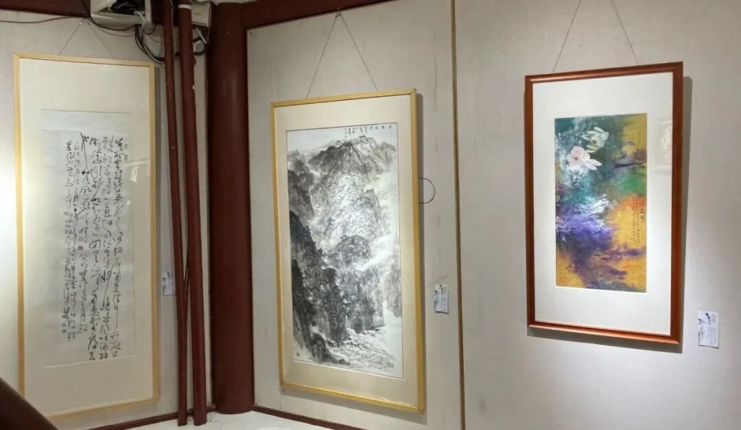 烟雨寻香—东坡书画研究院书画展在成都散花楼开展(图18)