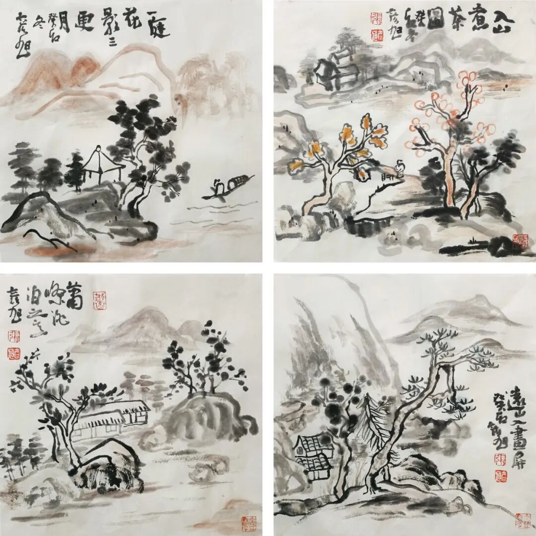 展讯画亦非画张彦旭国画作品展04220506