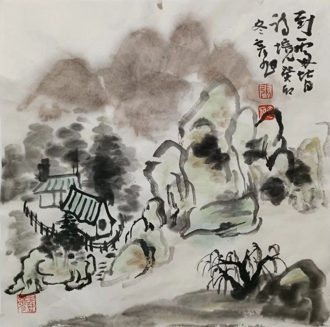 展讯画亦非画张彦旭国画作品展04220506