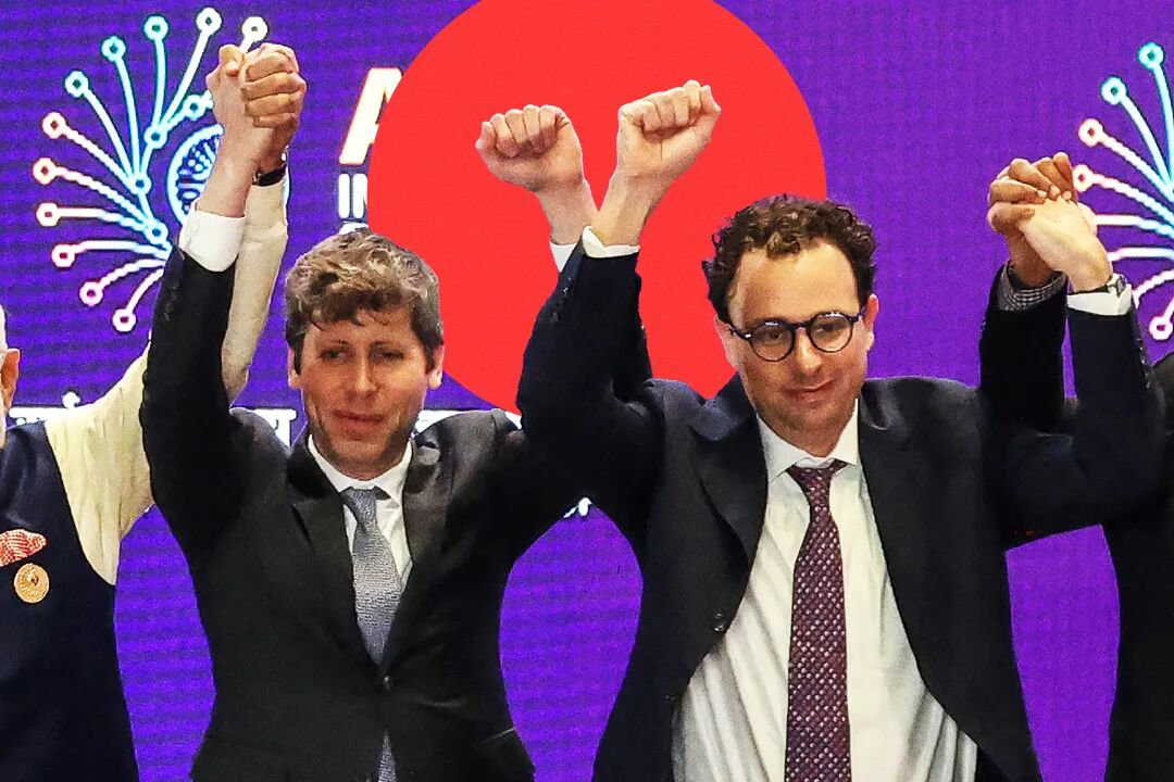 Skin-Crawlingly Awkward Video Shows Sam Altman and Dario ...