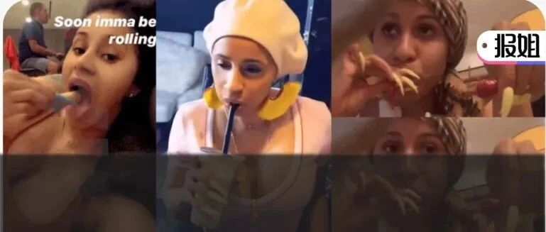 卡迪比狂爱中国美食笑翻全网！疯狂安利奶茶，亚洲人能活140岁都靠吃这个！