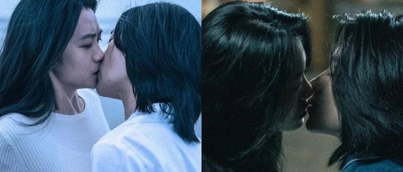 叶晓霏、李玲苇《青春并不温柔》超香女女吻剧照,一言不合就亲嘴!