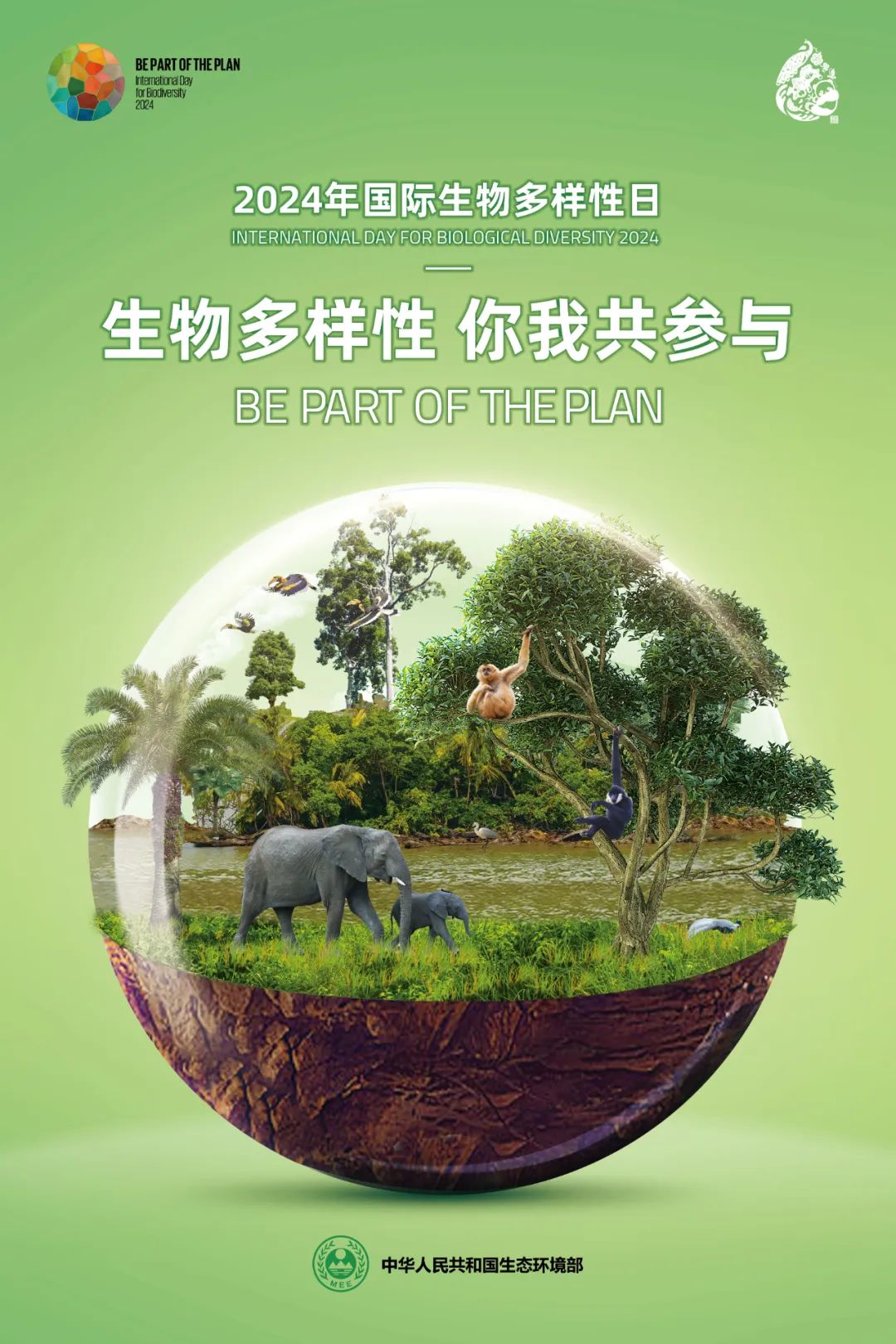 生态环境部发布2024年国际生物多样性日宣传海报