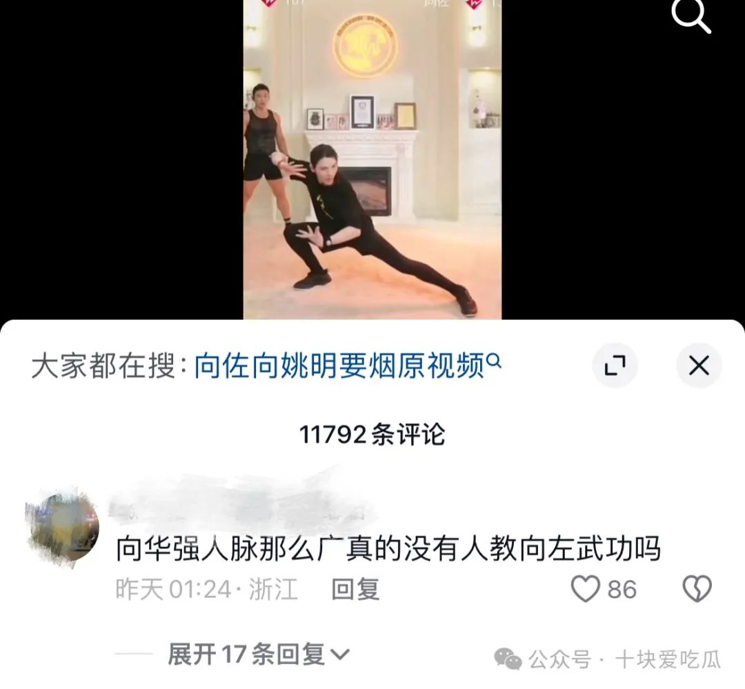 杨幂在郭碧婷后面模仿向佐