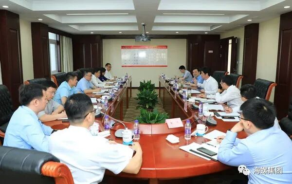 海螺集团党委书记、董事长杨军到海螺新材调研指导工作