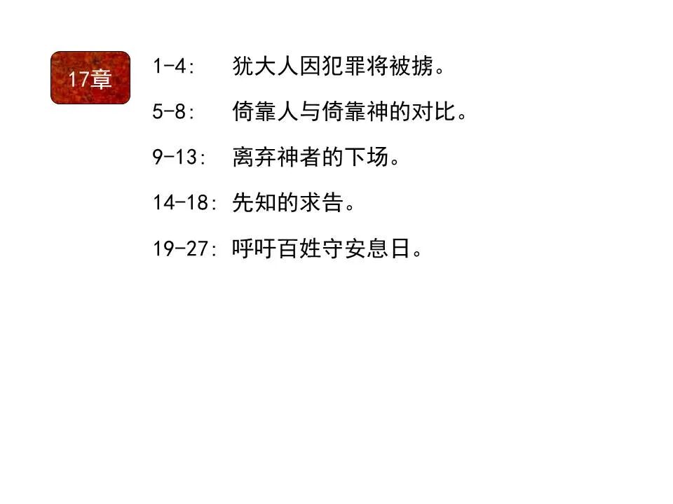 圣经图表——《耶利米书》上(图33)