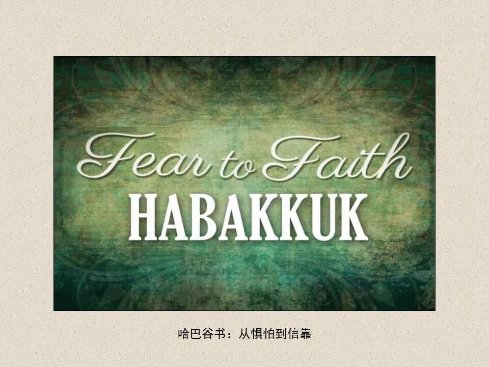 圣经图表——《哈巴谷书》(图14)