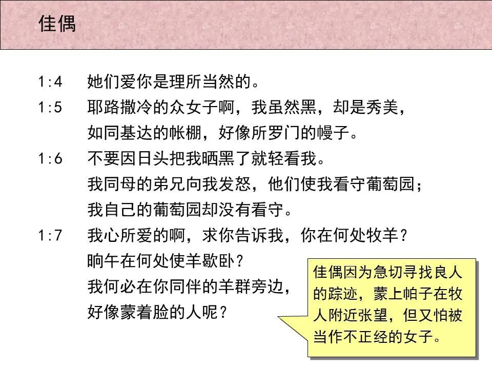 圣经图表——《雅歌》(图6)