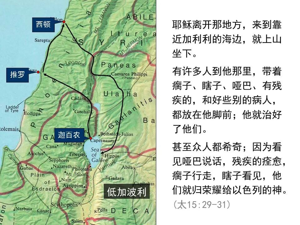 圣经图表——《马太福音》中(图93)