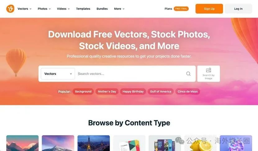 Vecteezy homepage