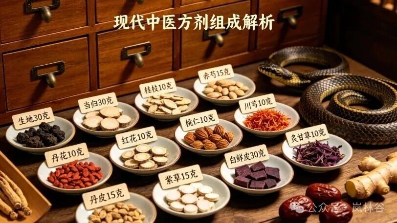 老中医治疗15种以上顽固性皮肤病的传世方（乌蛇荣皮汤）