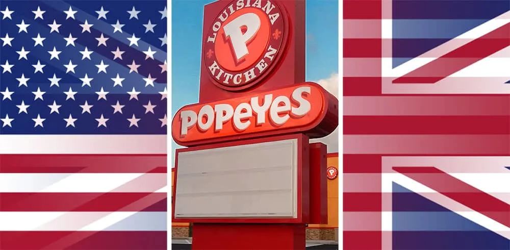 神仙炸鸡汉堡店空降英国！Popeyes、Wendy’s今年登陆英伦三岛！