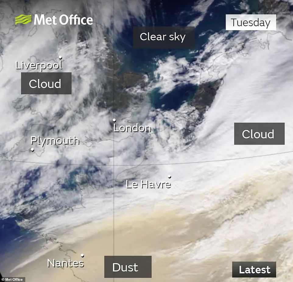 英国被撒哈拉沙尘暴袭击漫天黄土！BA.2型亚株导致全英感染率上升！鲍里斯访问沙特/阿联酋寻求能源供应！