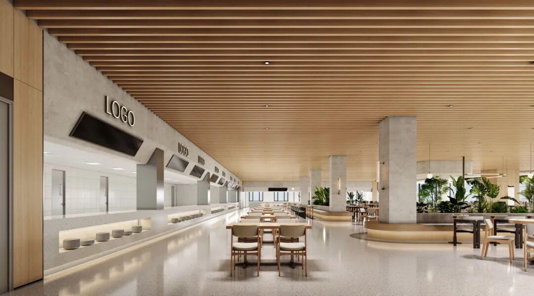 吉科干饭人狂喜！二食堂焕新升级，原木风治愈系干饭天堂即将上线