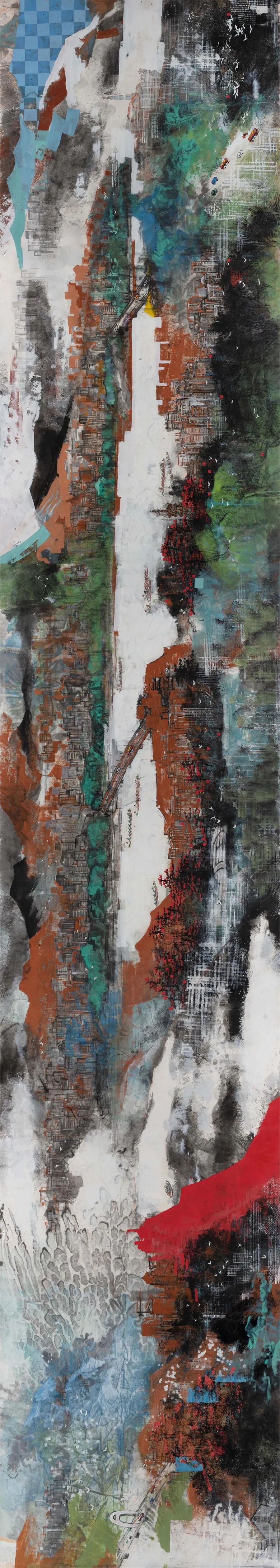 羊城礼赞——百米长卷主题绘画作品展在广州画院美术馆开幕