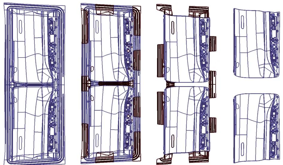 浅析基于铝门外板模具关键技术解决方案的图3
