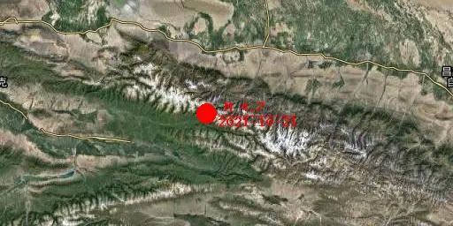 2021-10-21 08:12:00新疆塔城地区乌苏市附近(自动)发生4.7级地震