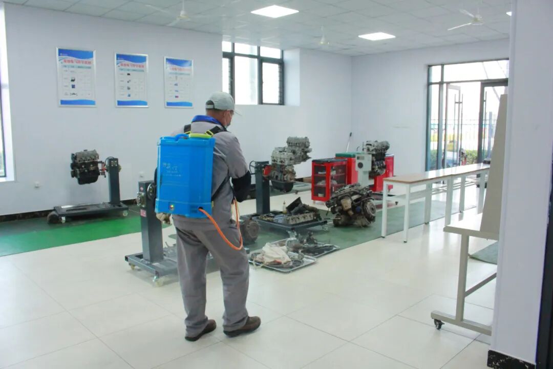 山东运河职业中专全面开展流感消杀，筑牢校园健康防线(图15)