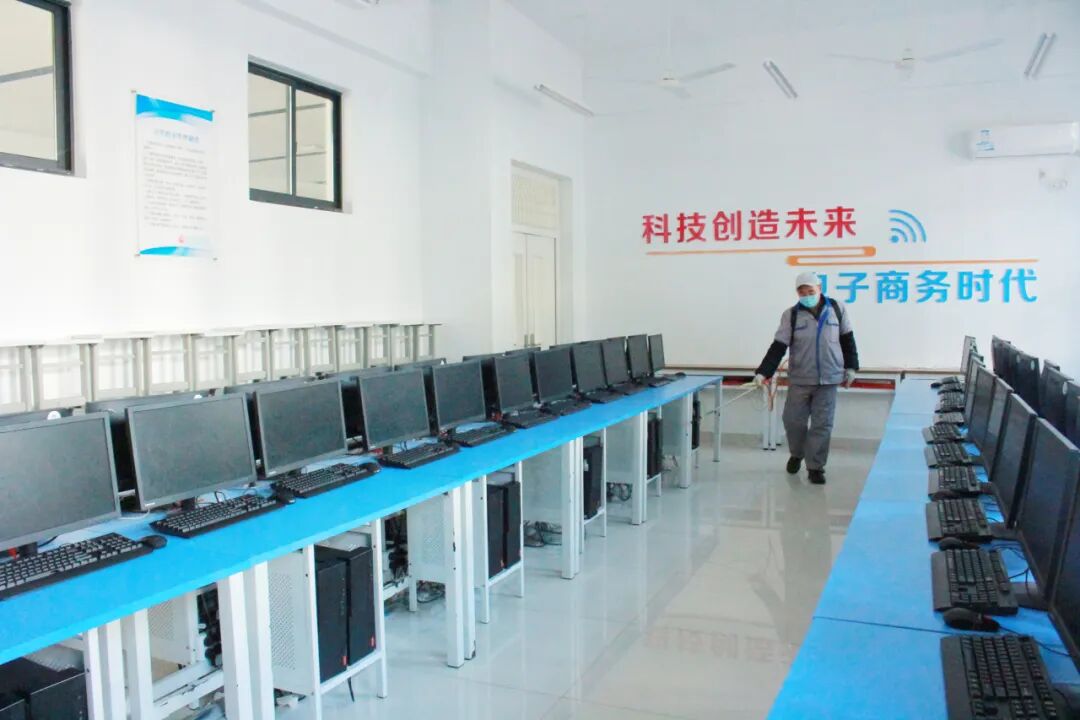 山东运河职业中专全面开展流感消杀，筑牢校园健康防线(图16)