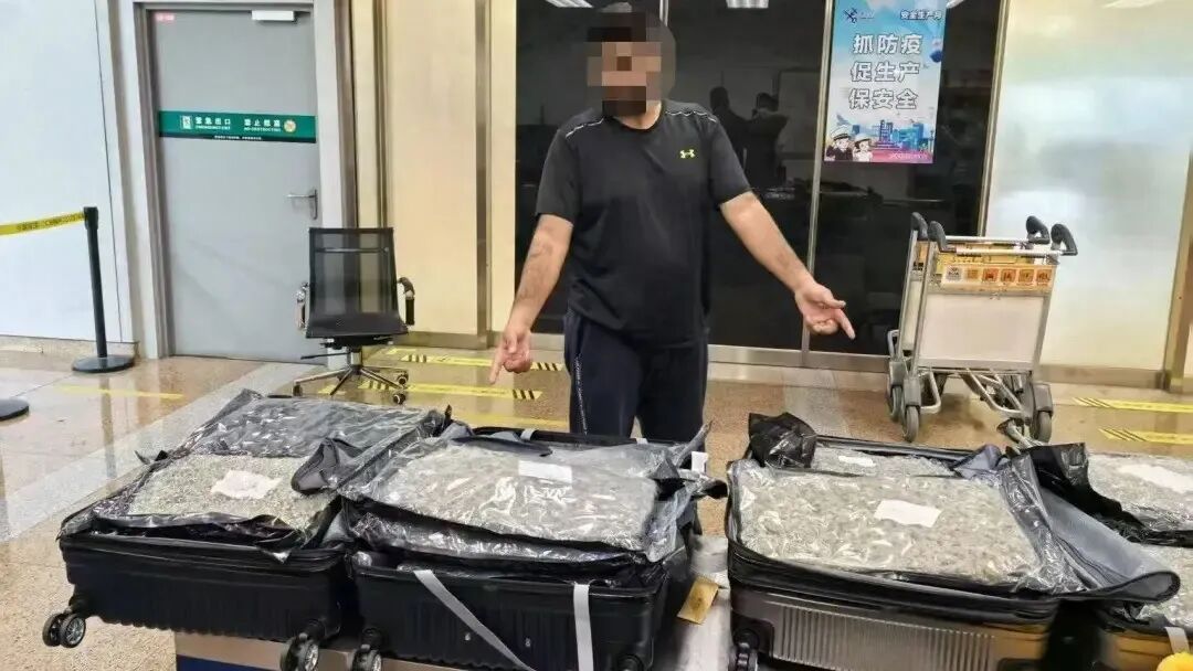 Beijing Transit Drug Smuggling ： 70kg Cannabis, 8-Year Prison Sentence