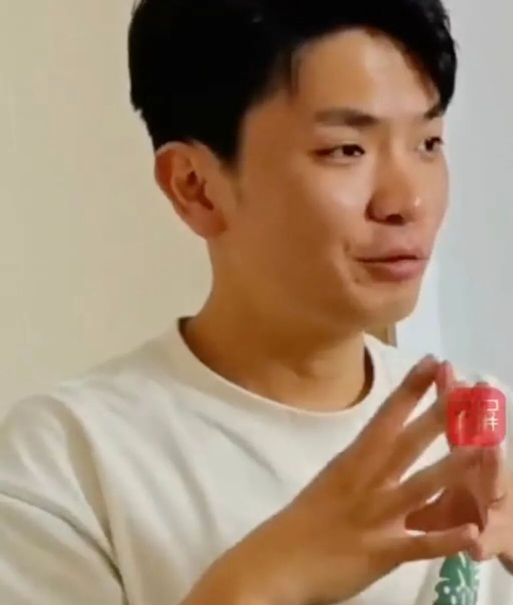 Liu Ziyu, above, talks about the making of his short film. Photo: Weibo
