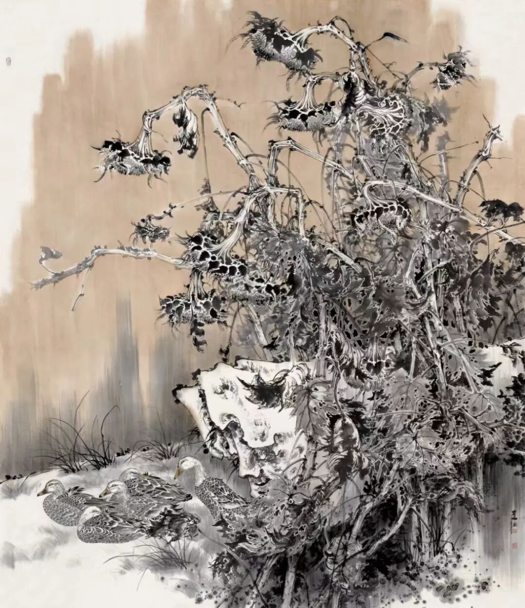 龙腾盛世贺新春中国新西兰书画院网络展