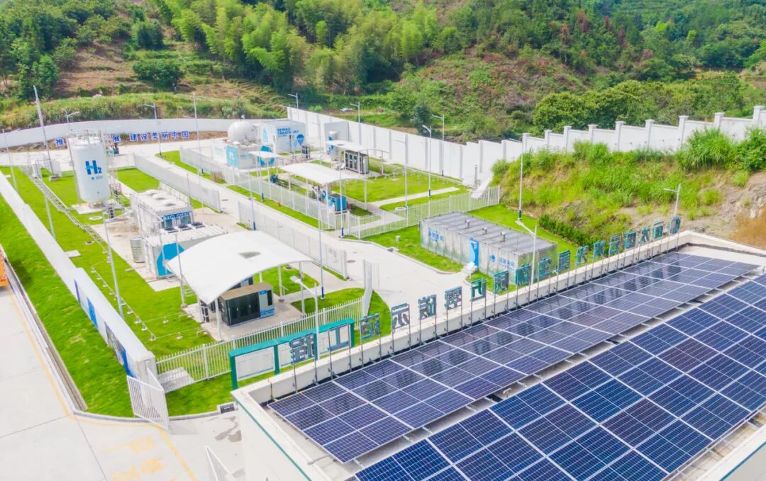 缙云水光氢生物质近零碳示范工程 &nbsp;摄/楼拓斌
