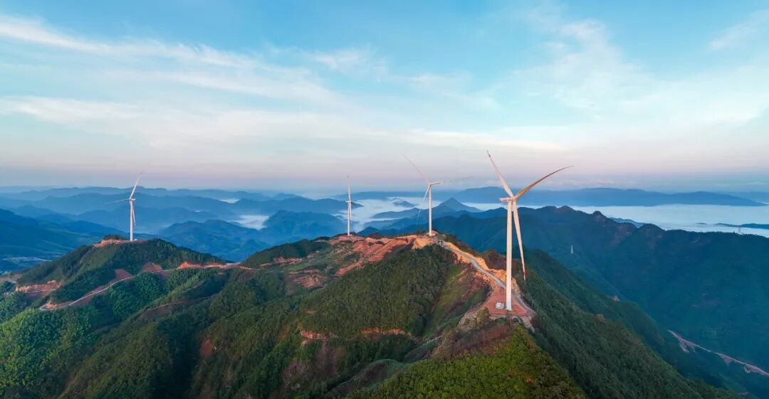庆元百花岩风电项目 &nbsp;摄/郑宾洲