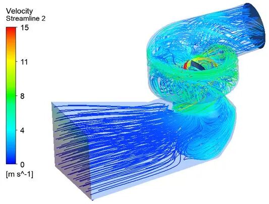 基于CFD数值计算方法的混流泵外特性研究的图10