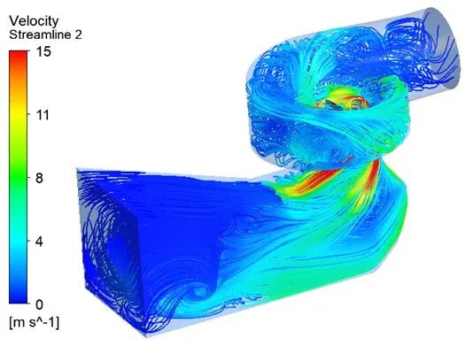 基于CFD数值计算方法的混流泵外特性研究的图8
