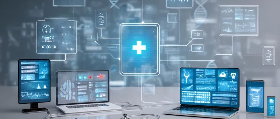 摄图网_602550850_AI医疗平台与多设备连接的数字工作站(企业商用).jpg