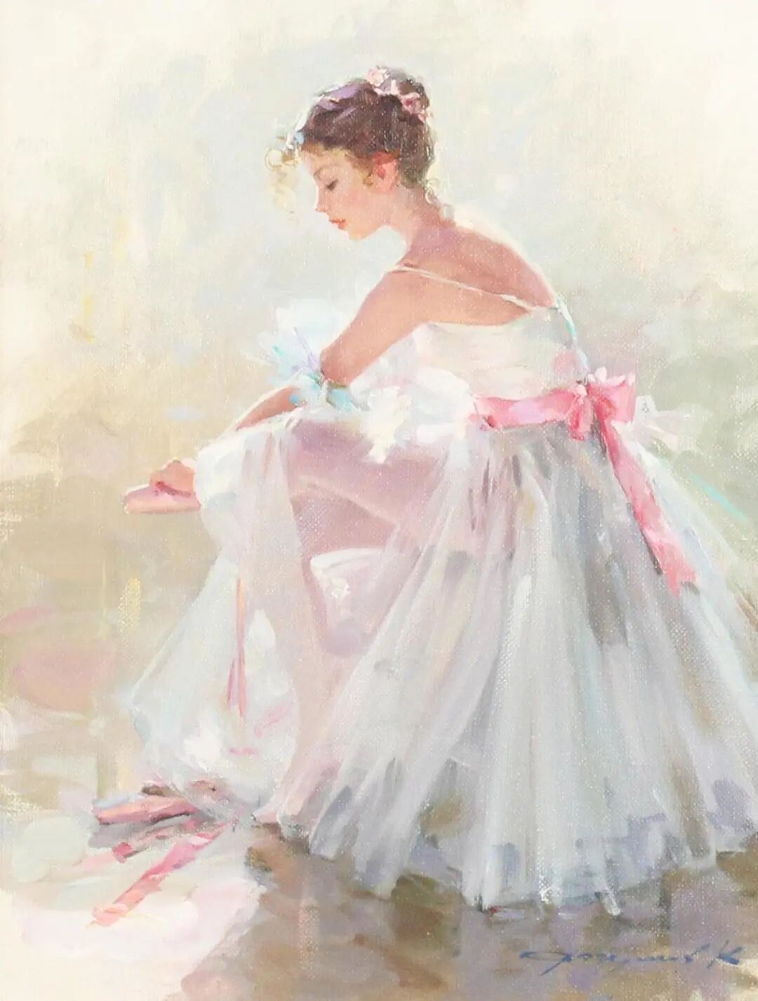 笔下芭蕾|俄罗斯画家konstantin razumov的芭蕾油画