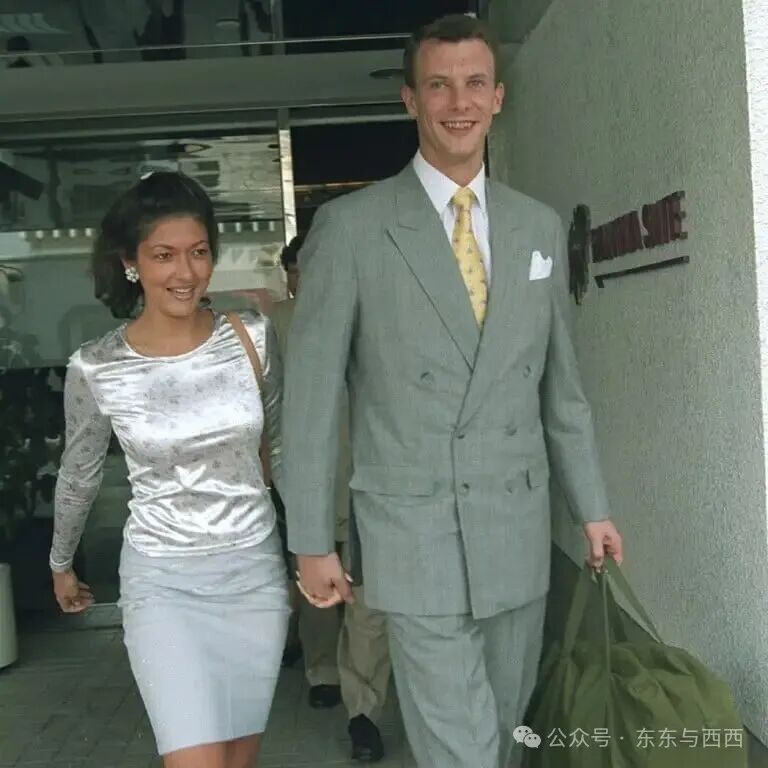 Prince of Denmark, Joachim with his fianc&eacute;e Alexandra Manley at Hong Kong airport. Photo SCMP