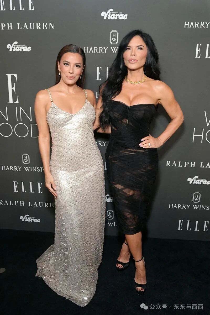 Eva Longoria and Lauren S&aacute;nchez in Los Angeles