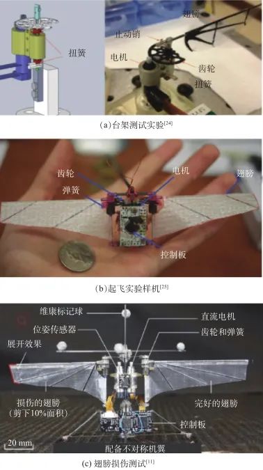 可悬停扑翼飞行器研究现状与关键技术的图11
