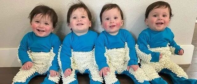 全球仅72例！同卵四胞胎一出生就轰动全美，如今长大了竟然...