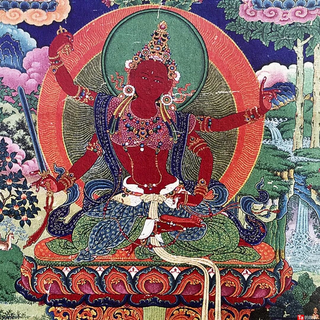 大慈大悲救苦救难广大灵感观世音菩萨救度或利益众生化现绿度母的化身