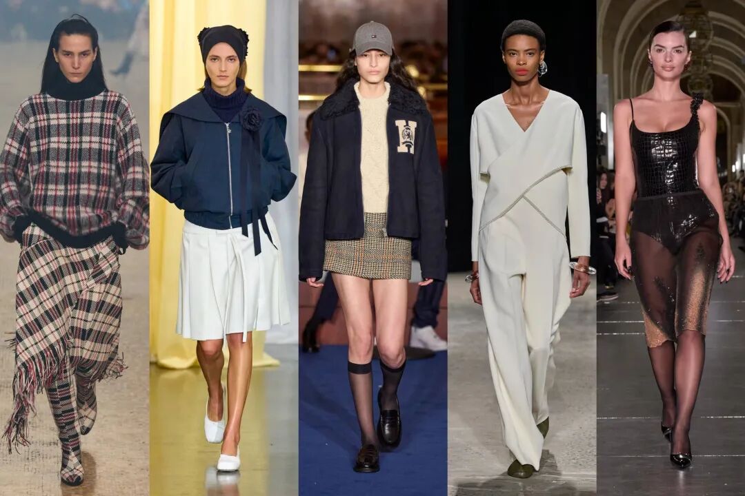 纽约时装周趋势精致风格学院风内衣廓形和包裹性主导秀场