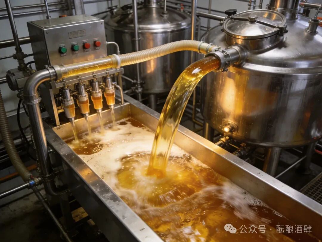 现代化啤酒生产线