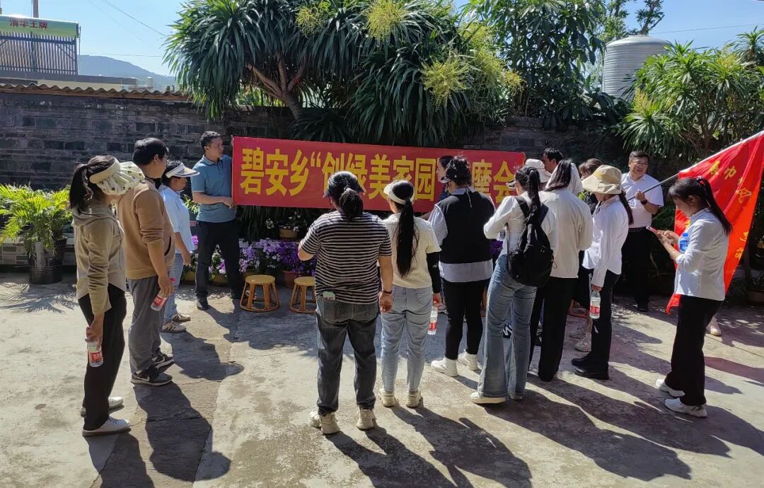 普洱景谷碧安乡开展"绿美家园巾帼行动"