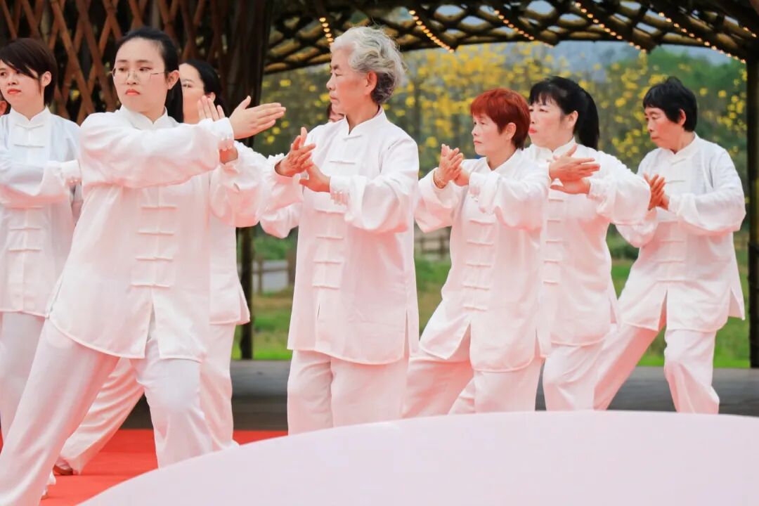 至美迳下再添韵味龙湖街道开展太极拳表演全民赛事