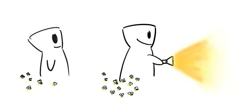 黑夜中行走,总希望能被光围绕.