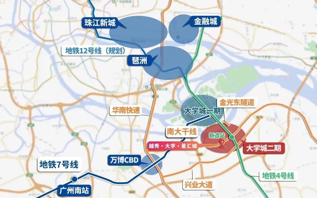 越秀大学星汇城在售户型88-107平，总价325万起！