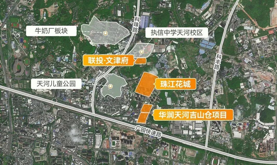 天河珠吉板块三大项目，如何选择？