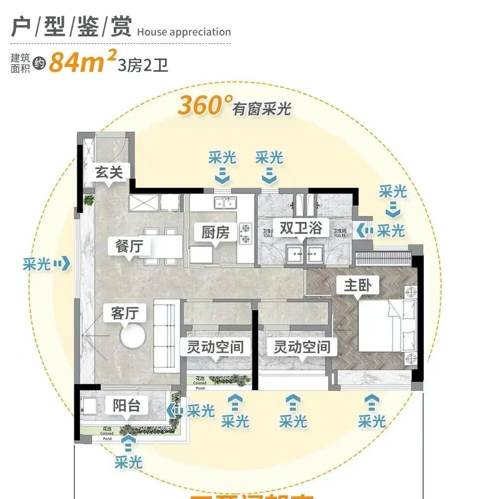 荔湾保利和悦滨江4栋加推，主推小三房！