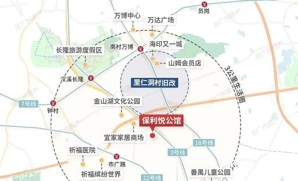 番禺保利悦公馆测评：总价320万南向三房！